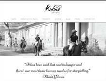 Tablet Screenshot of kahinimedia.com
